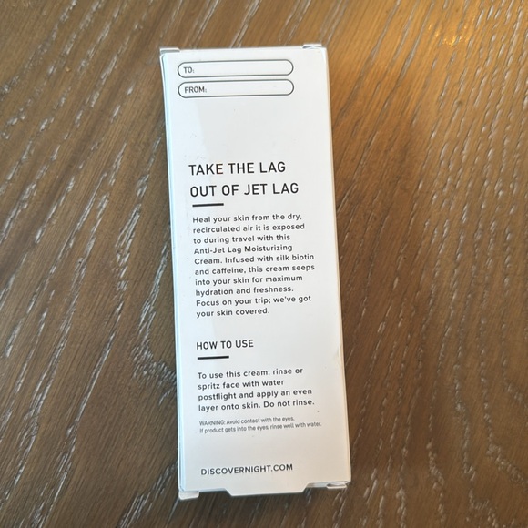 Brand New NIGHT Skincare anti jet lag moisturizer cream - Picture 9 of 9